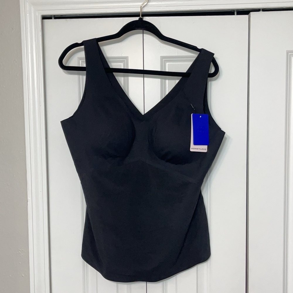 Honeylove Tank Shapewear Womens 3X Compression Sculpting Top Cami HLLWT02B